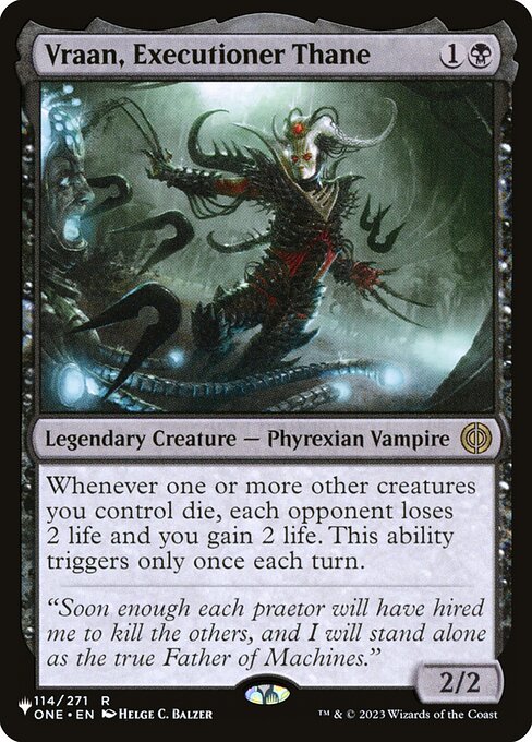 Vraan, Executioner Thane (ONE-114) [The List]