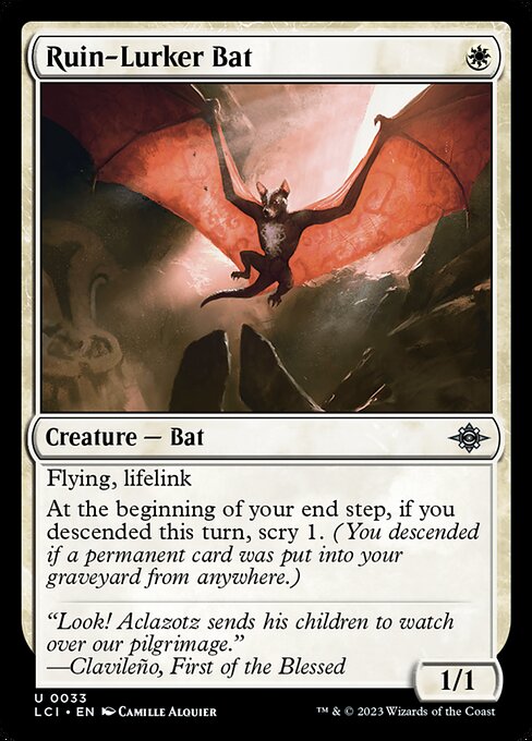 Ruin-Lurker Bat (33) [The Lost Caverns of Ixalan]