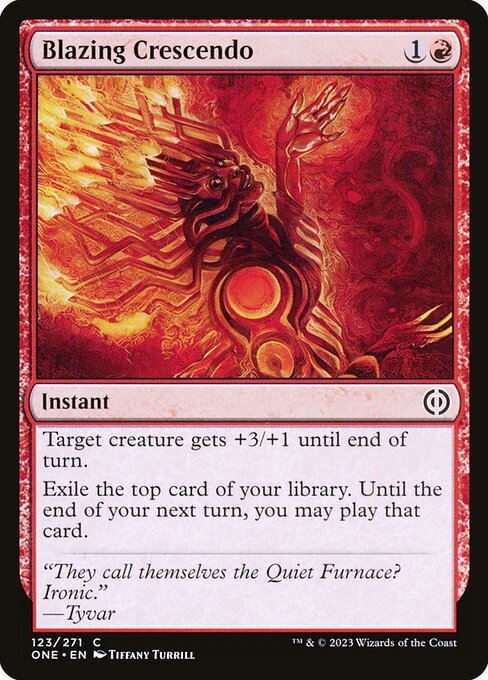 Blazing Crescendo (123) [Phyrexia: All Will Be One]