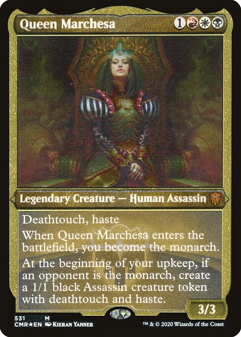 Queen Marchesa (531) [Commander Legends] [Etched]