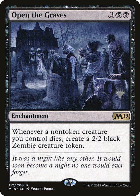 Open the Graves (112p) [Core Set 2019 Promos]