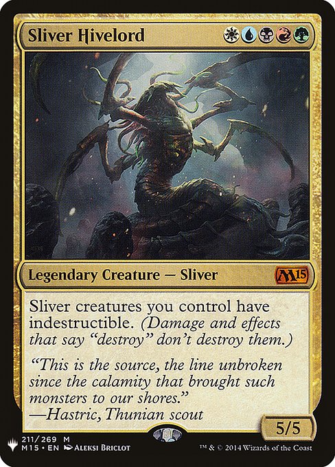 Sliver Hivelord (M15-211) [The List]