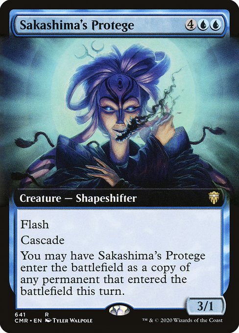 Sakashima's Protege (641) [Commander Legends] [Extended Art]