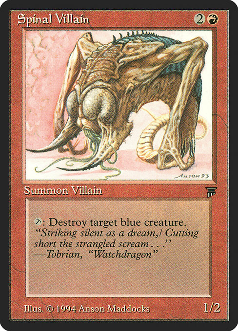 Spinal Villain (164) [Legends]