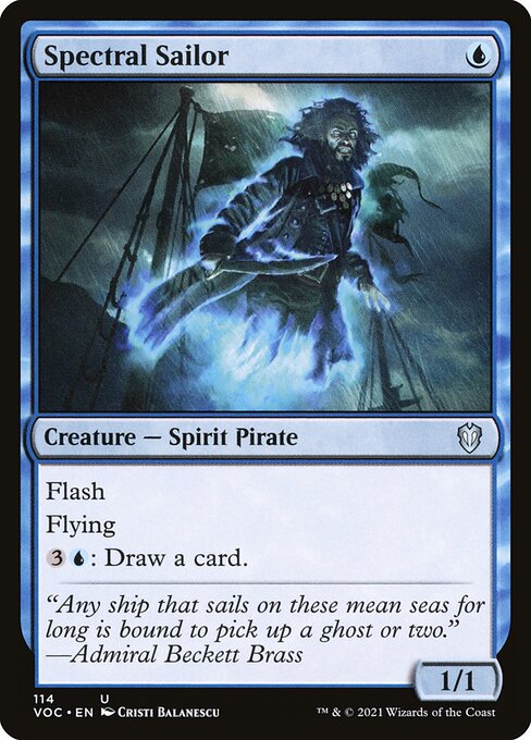 Spectral Sailor (114) [Crimson Vow Commander]