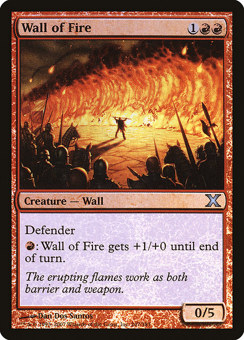 Wall of Fire (247★) [Tenth Edition]