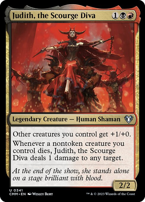 Judith, the Scourge Diva (341) [Commander Masters]