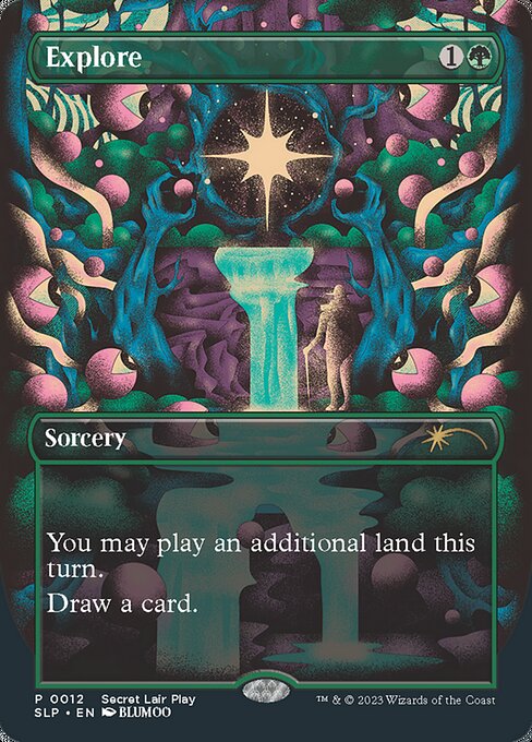 Explore (12) [Secret Lair Showdown] [Borderless]