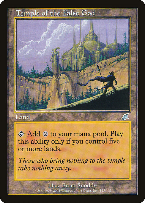 Temple of the False God (143) [Scourge]