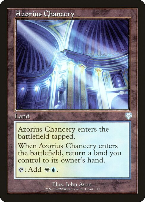 Azorius Chancery (175) [The Brothers' War Commander]