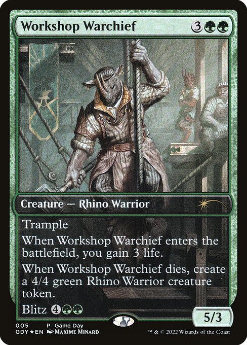 Workshop Warchief (5) [Game Day Promos]