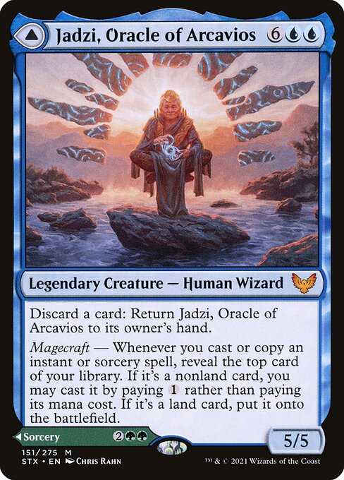 Jadzi, Oracle of Arcavios // Journey to the Oracle (151) [Strixhaven: School of Mages]
