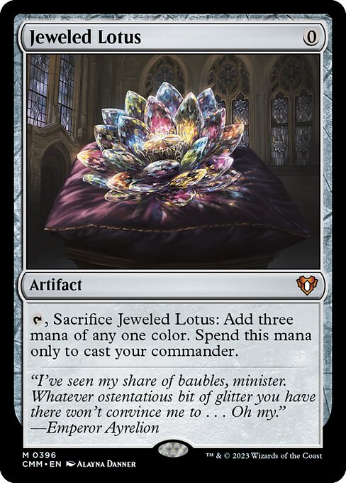 Jeweled Lotus (396) [Commander Masters]