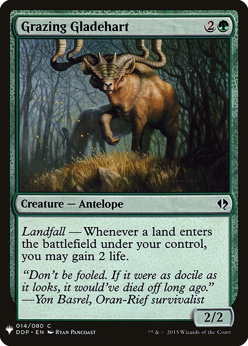 Grazing Gladehart (DDP-14) [The List]