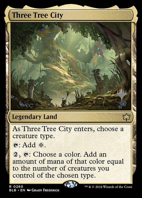 Three Tree City (260p) [Bloomburrow Promos]