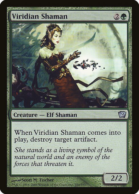 Viridian Shaman (280★) [Ninth Edition]