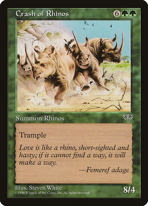 Crash of Rhinos (210) [Mirage]