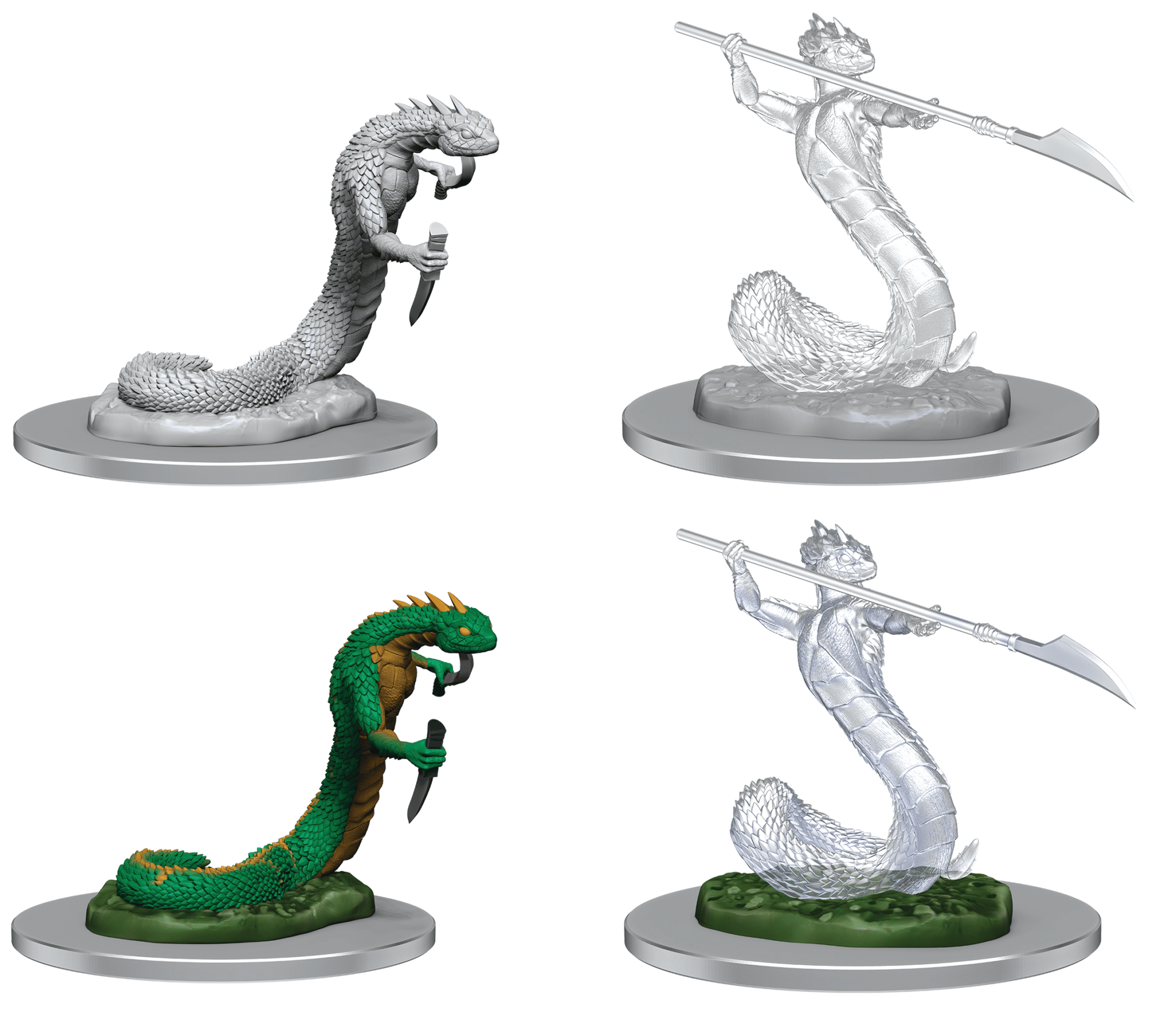 Critical Role Unpainted Miniatures: Serpentfolk &amp; Serpentfolk Ghost Wave 4 image 0