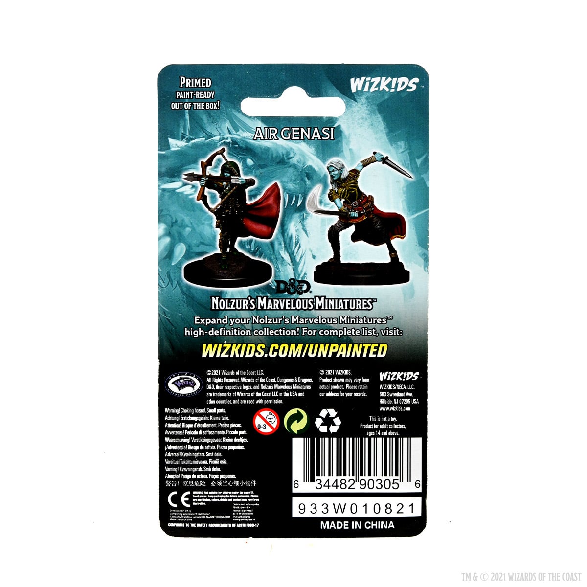 D&amp;D Nolzur’s Marvelous Miniatures: Air Genasi Female 90305 image 2