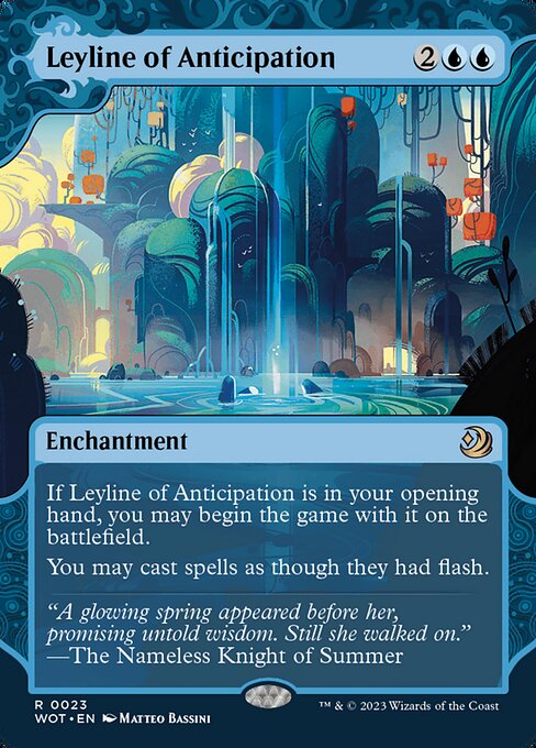 Leyline of Anticipation (23) [Wilds of Eldraine: Enchanting Tales] [Showcase, Borderless]