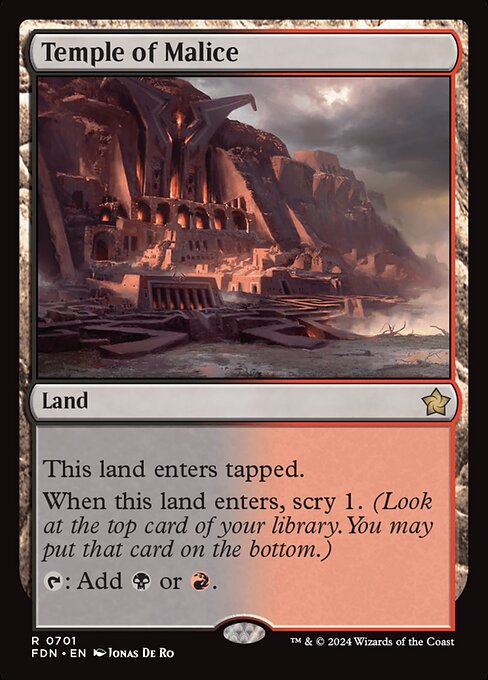 Temple of Malice (701) [Foundations]