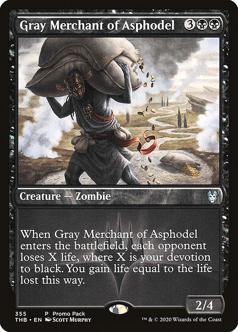 Gray Merchant of Asphodel (355) [Theros Beyond Death]