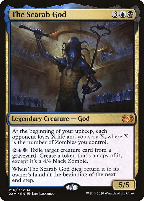 The Scarab God (216) [Double Masters]