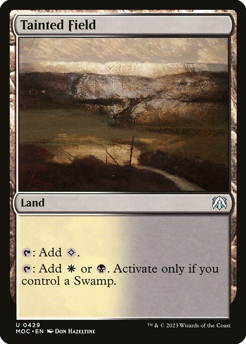 Tainted Field (429) [March of the Machine Commander]