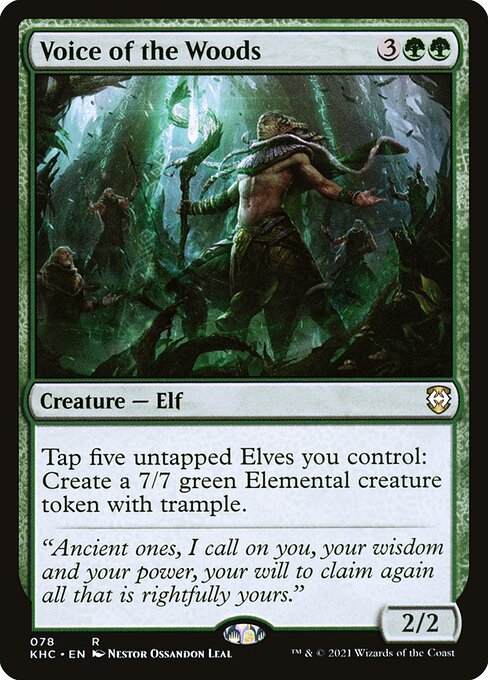Voice of the Woods (78) [Kaldheim Commander]