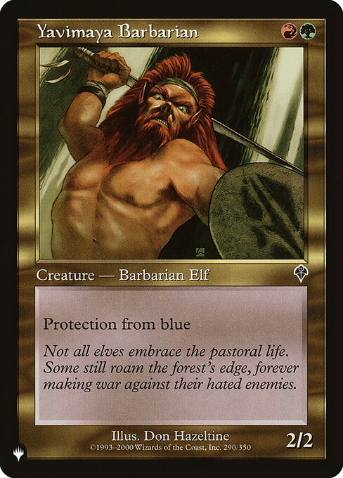 Yavimaya Barbarian (INV-290) [The List]