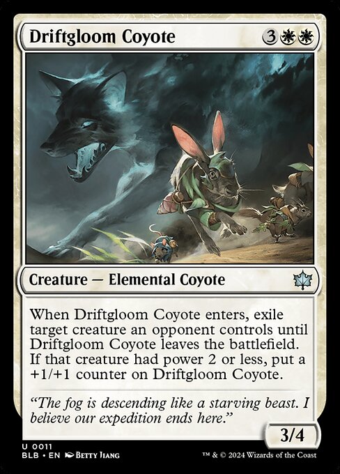 Driftgloom Coyote (11) [Bloomburrow]