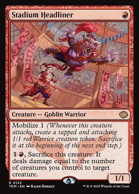 Stadium Headliner (122p) [Tarkir: Dragonstorm Promos]