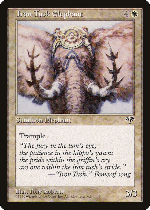 Iron Tusk Elephant (22) [Mirage]