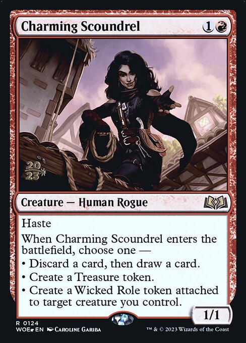 Charming Scoundrel (124s) [Wilds of Eldraine Promos]