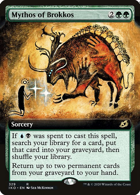 Mythos of Brokkos (329) [Ikoria: Lair of Behemoths] [Extended Art]