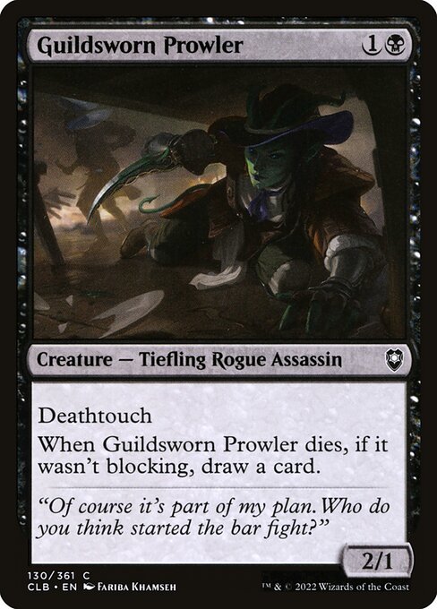 Guildsworn Prowler (130) [Commander Legends: Battle for Baldur's Gate]
