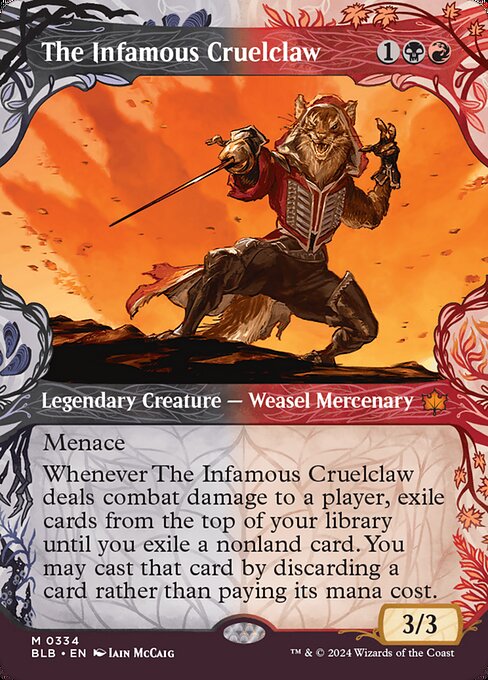 The Infamous Cruelclaw (334) [Bloomburrow]