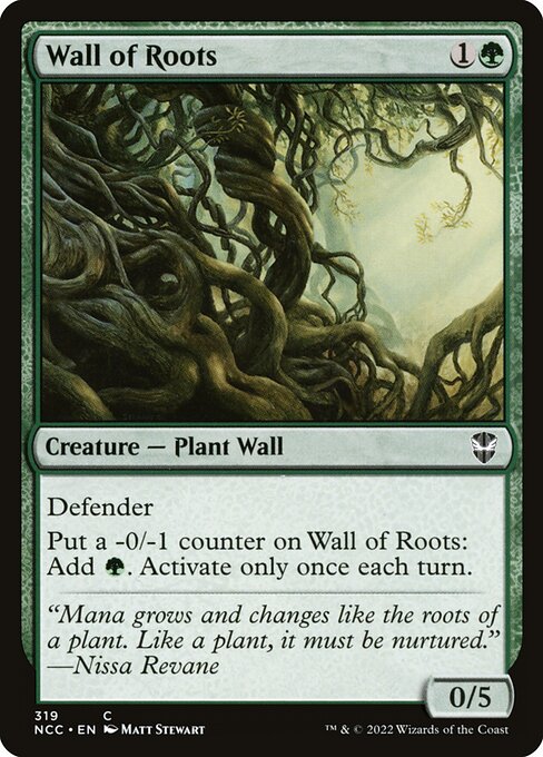 Wall of Roots (319) [New Capenna Commander]