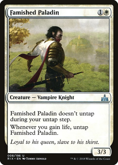 Famished Paladin (8) [Rivals of Ixalan]