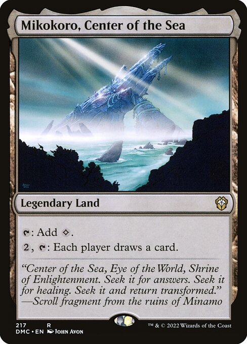 Mikokoro, Center of the Sea (217) [Dominaria United Commander]