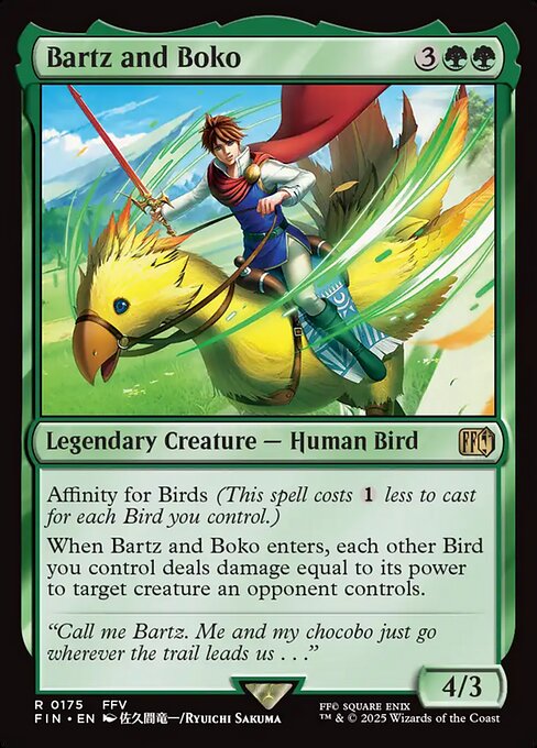 Bartz and Boko (175) [Final Fantasy]