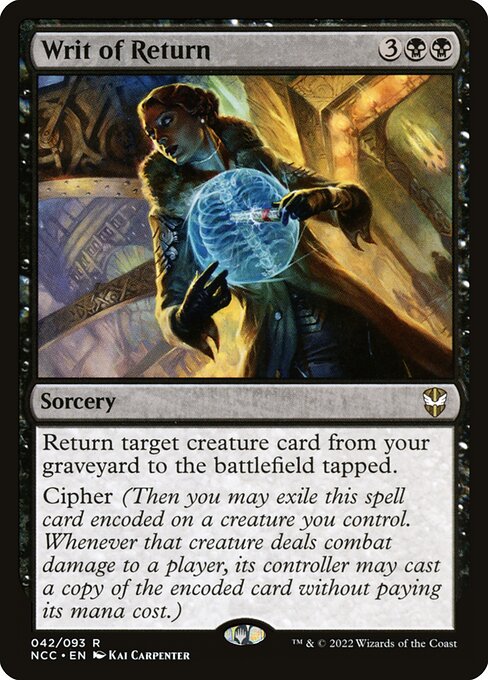 Writ of Return (42) [New Capenna Commander]
