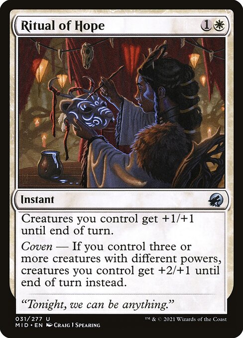 Ritual of Hope (31) [Innistrad: Midnight Hunt]