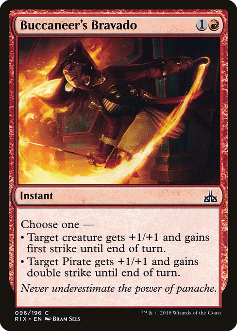 Buccaneer's Bravado (96) [Rivals of Ixalan]