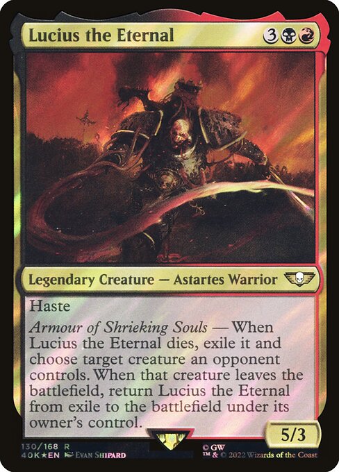 Lucius the Eternal (130★) [Warhammer 40,000 Commander]