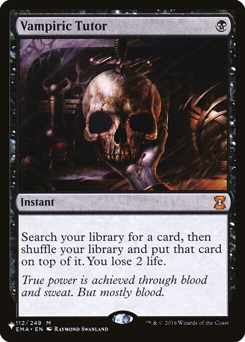 Vampiric Tutor (EMA-112) [The List]