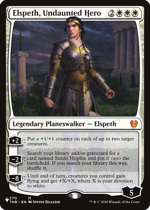 Elspeth, Undaunted Hero (THB-270) [The List]