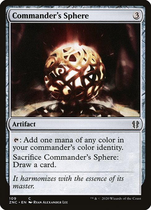 Commander's Sphere (109) [Zendikar Rising Commander]