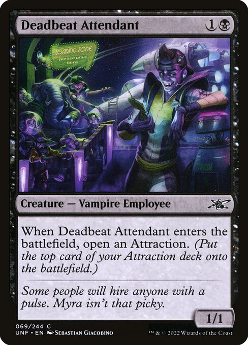 Deadbeat Attendant (69) [Unfinity]
