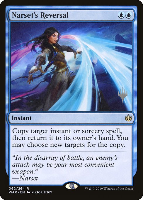 Narset's Reversal (62p) [War of the Spark Promos]